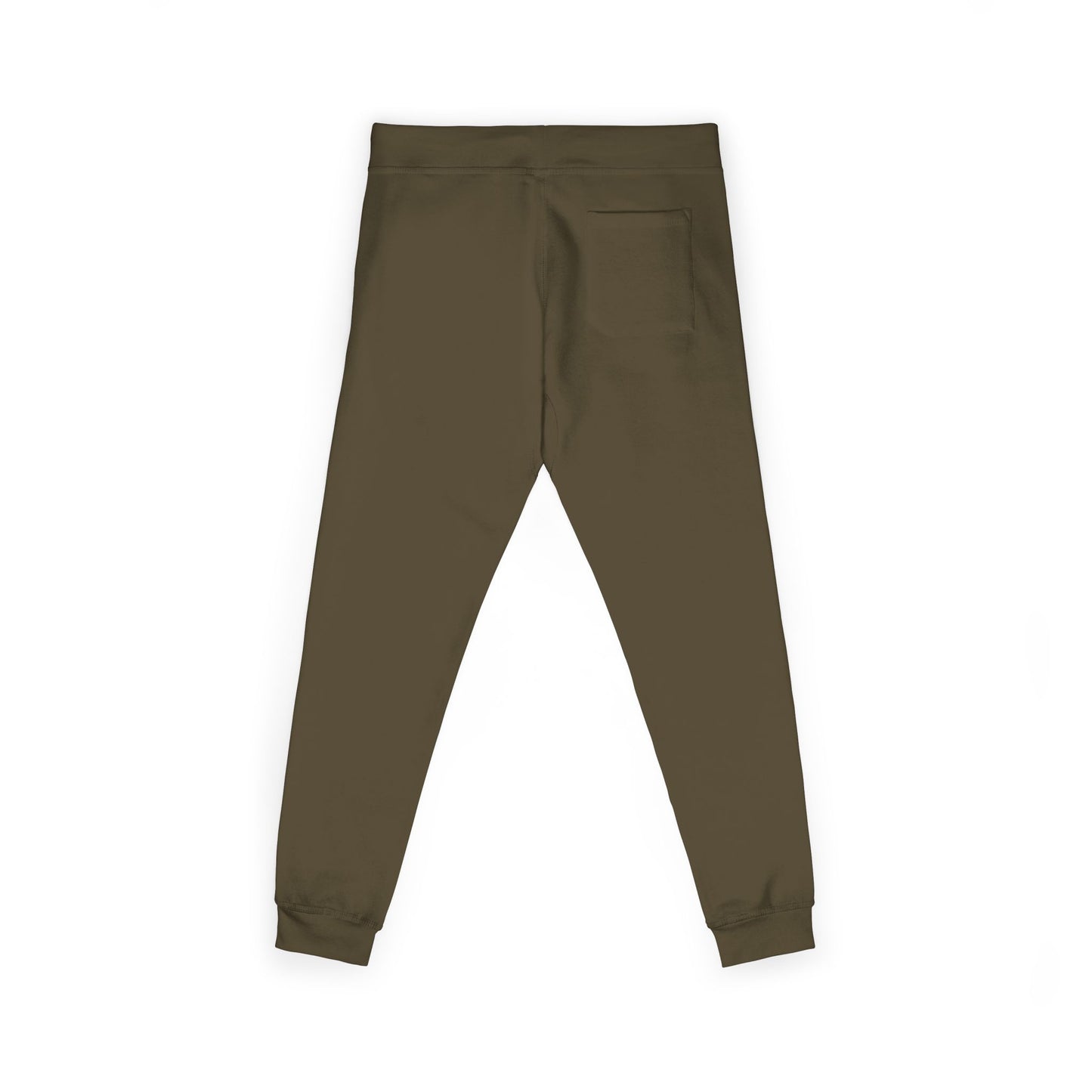 Chosen Embroidered Fleece Sweatpants — Cozy Olive Joggers with Pocket