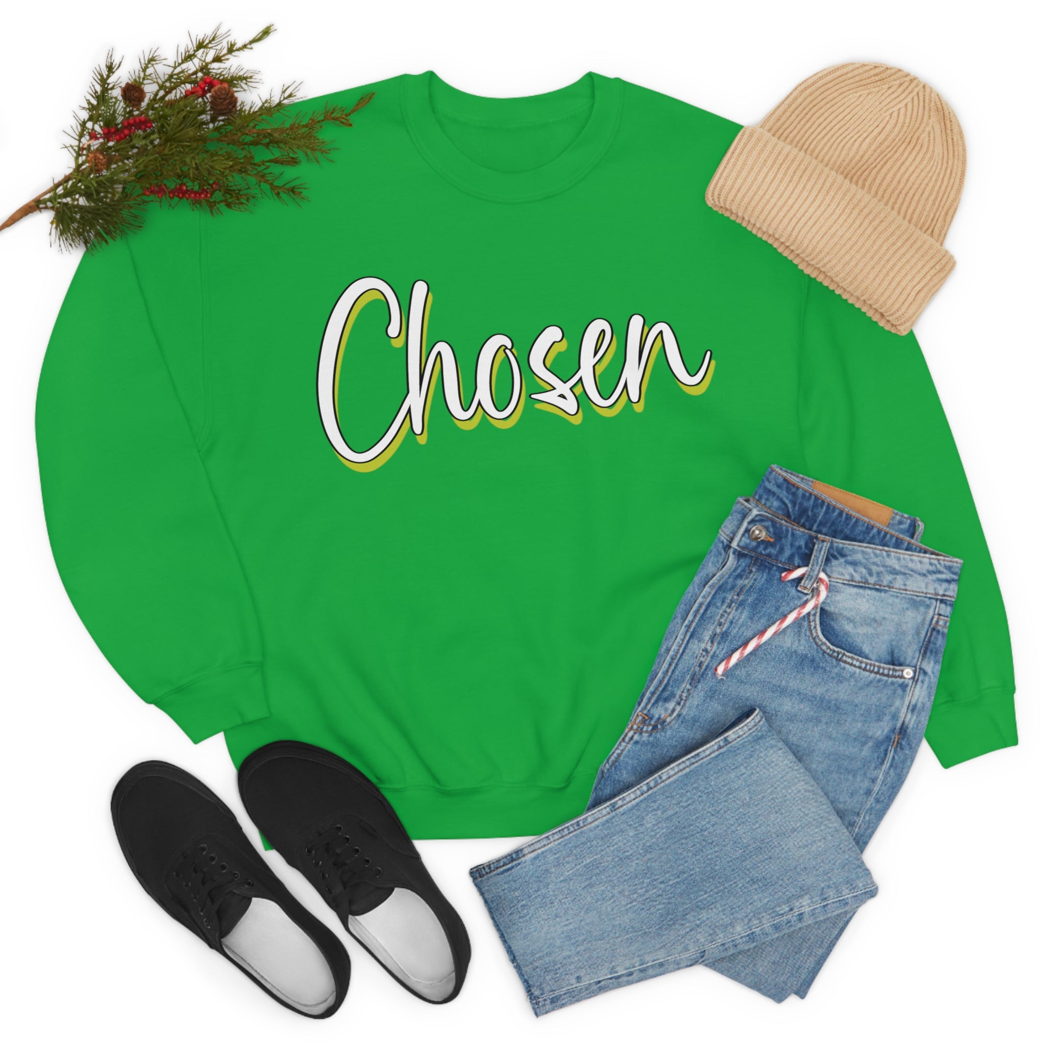 "Chosen" Unisex Heavy Blend™ Crewneck Sweatshirt - Infinite Designs LLC