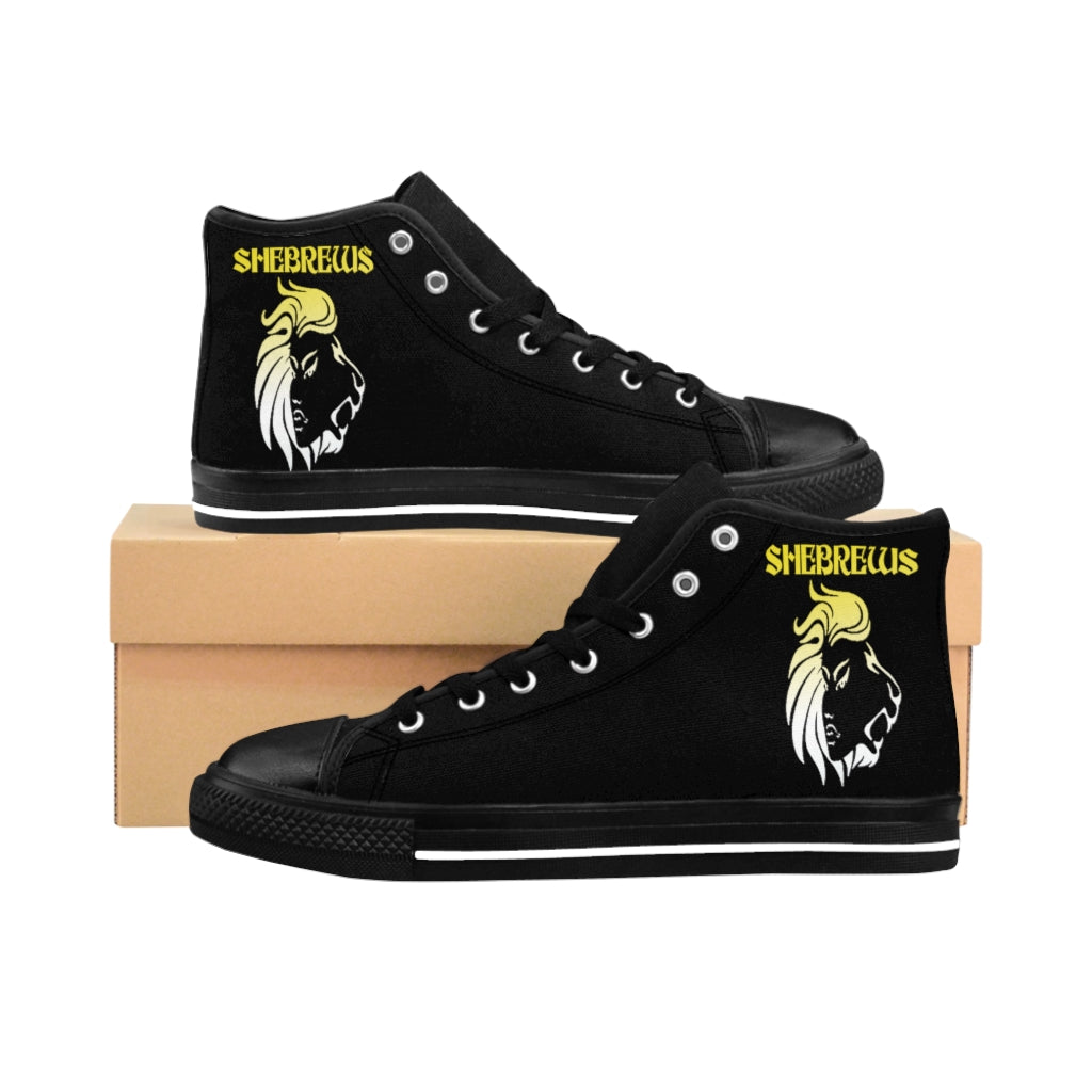 SHEBREW Women's High-top Sneakers - Infinite Designs LLC