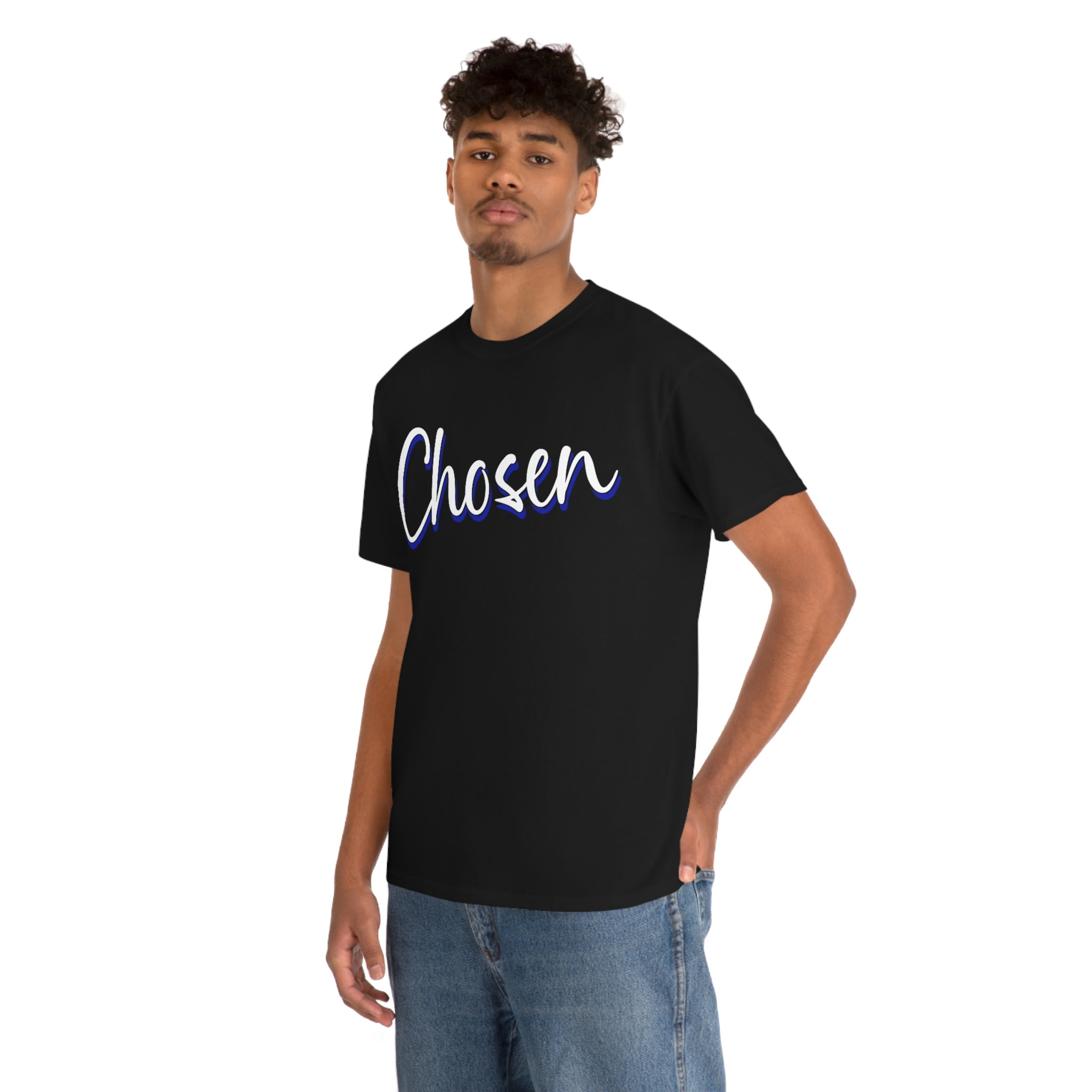"Chosen" Unisex Heavy Cotton Tee - Infinite Designs LLC