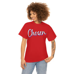"Chosen" Unisex Heavy Cotton Tee - Infinite Designs LLC