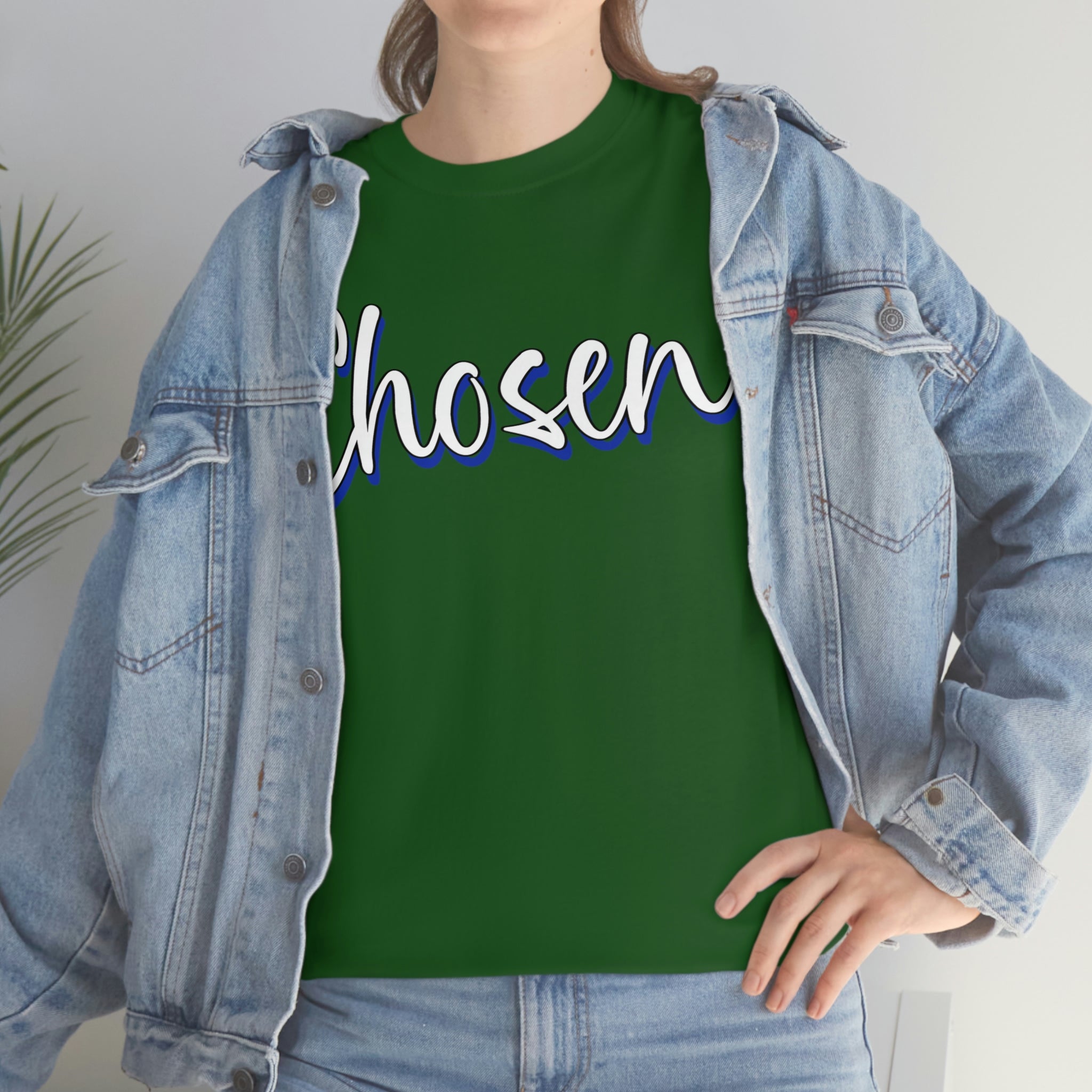 "Chosen" Unisex Heavy Cotton Tee - Infinite Designs LLC