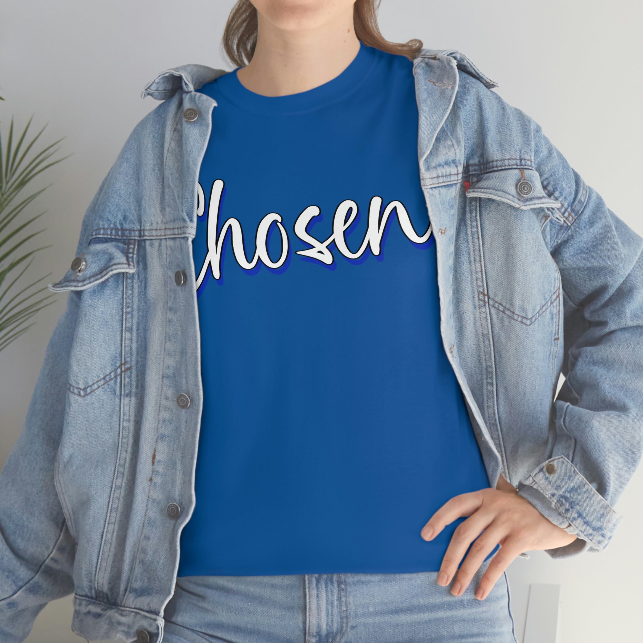 "Chosen" Unisex Heavy Cotton Tee - Infinite Designs LLC