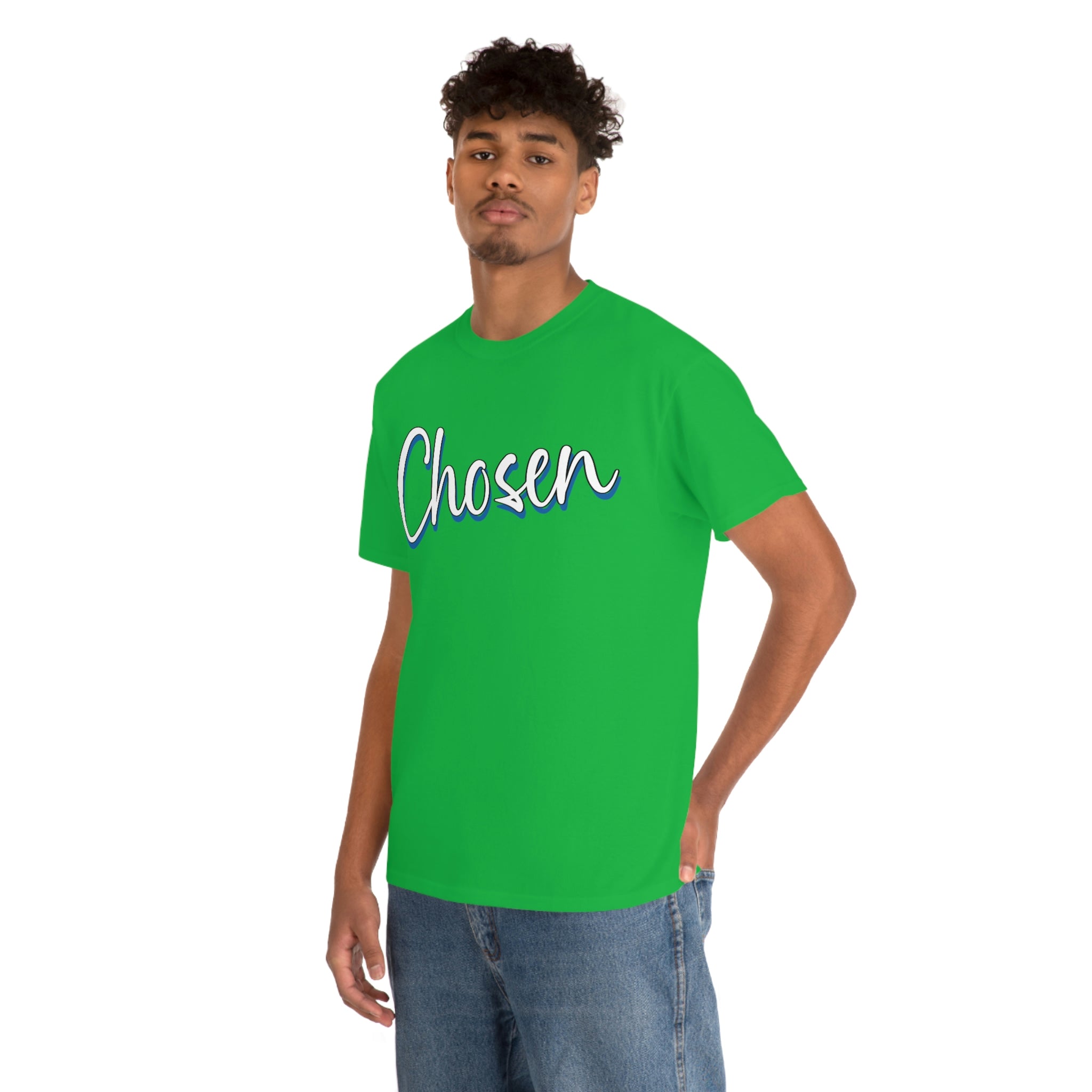 "Chosen" Unisex Heavy Cotton Tee - Infinite Designs LLC