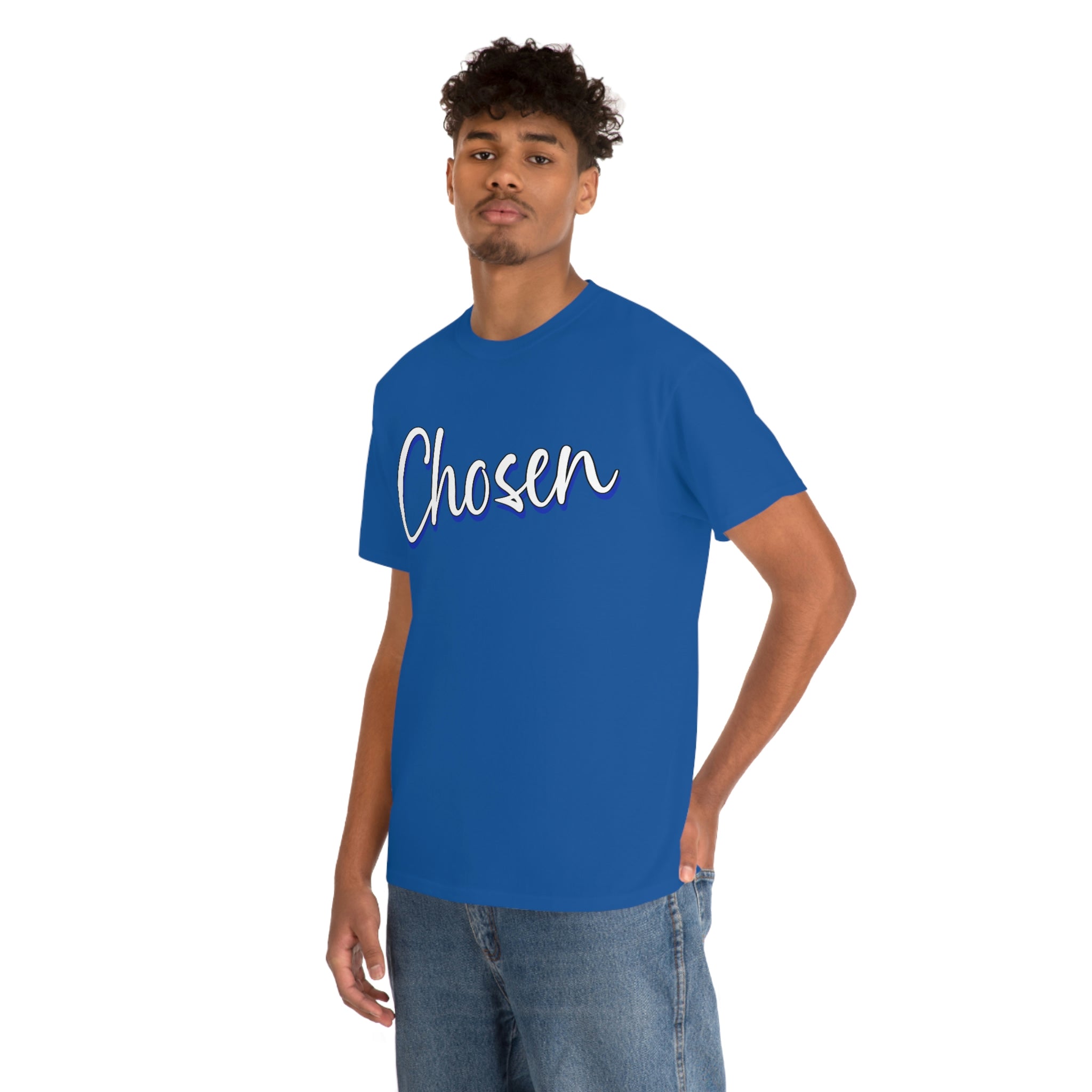 "Chosen" Unisex Heavy Cotton Tee - Infinite Designs LLC