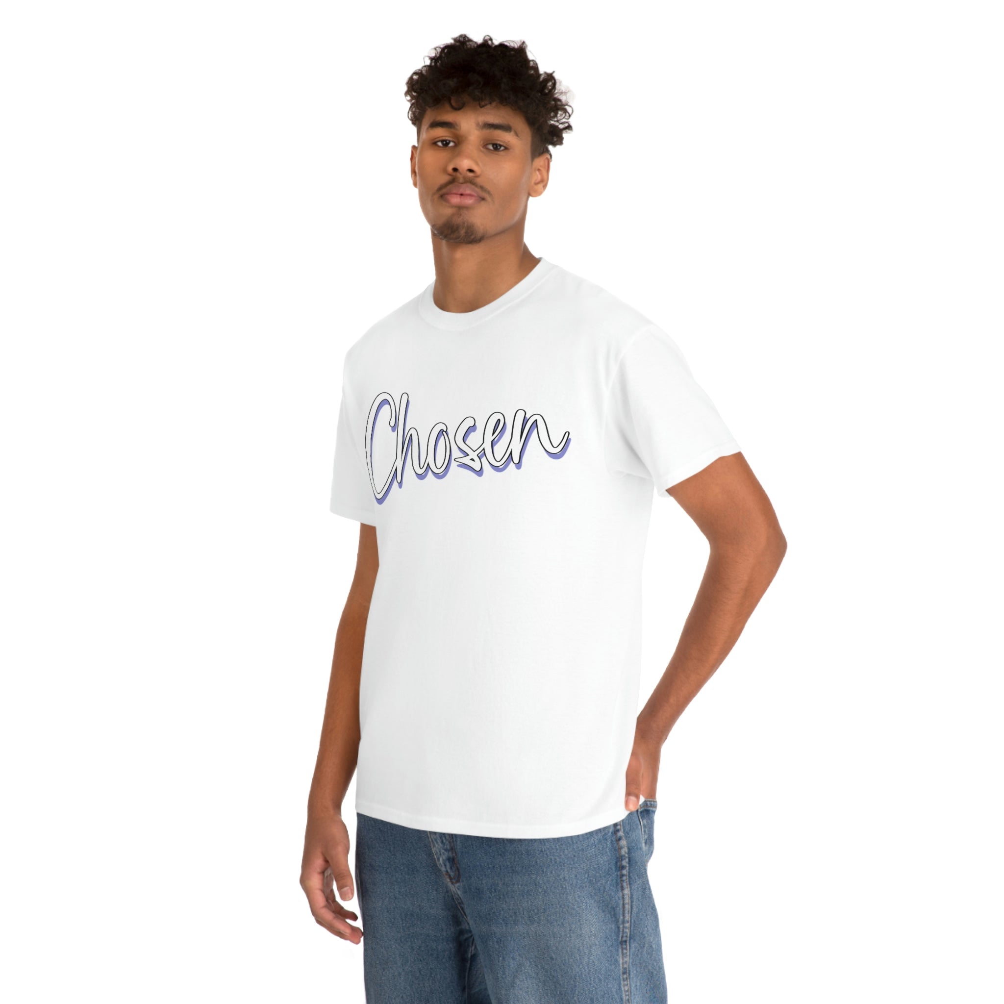 "Chosen" Unisex Heavy Cotton Tee - Infinite Designs LLC