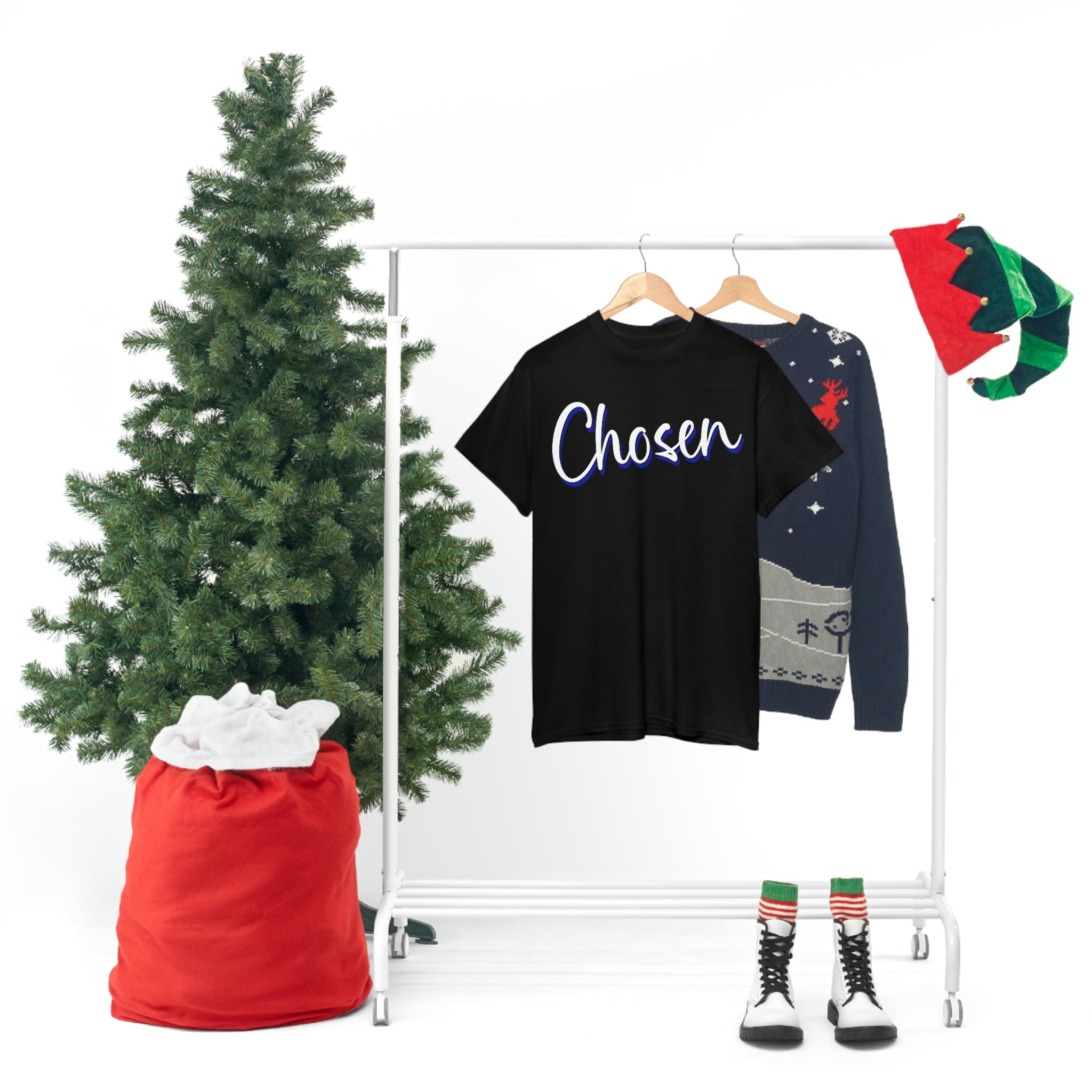"Chosen" Unisex Heavy Cotton Tee - Infinite Designs LLC