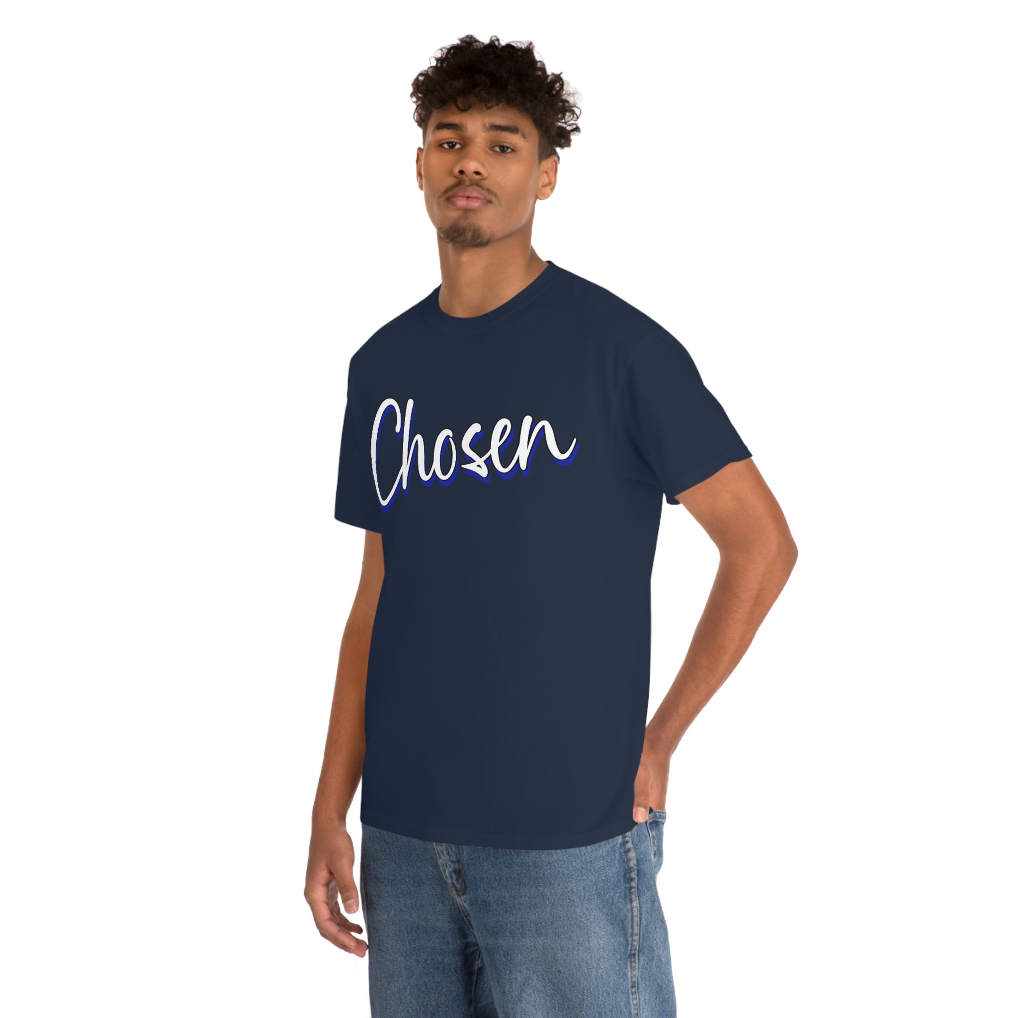 "Chosen" Unisex Heavy Cotton Tee - Infinite Designs LLC