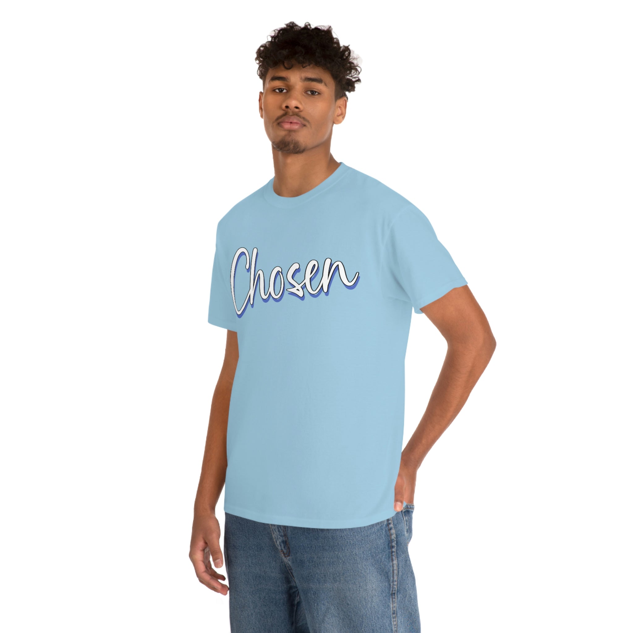 "Chosen" Unisex Heavy Cotton Tee - Infinite Designs LLC