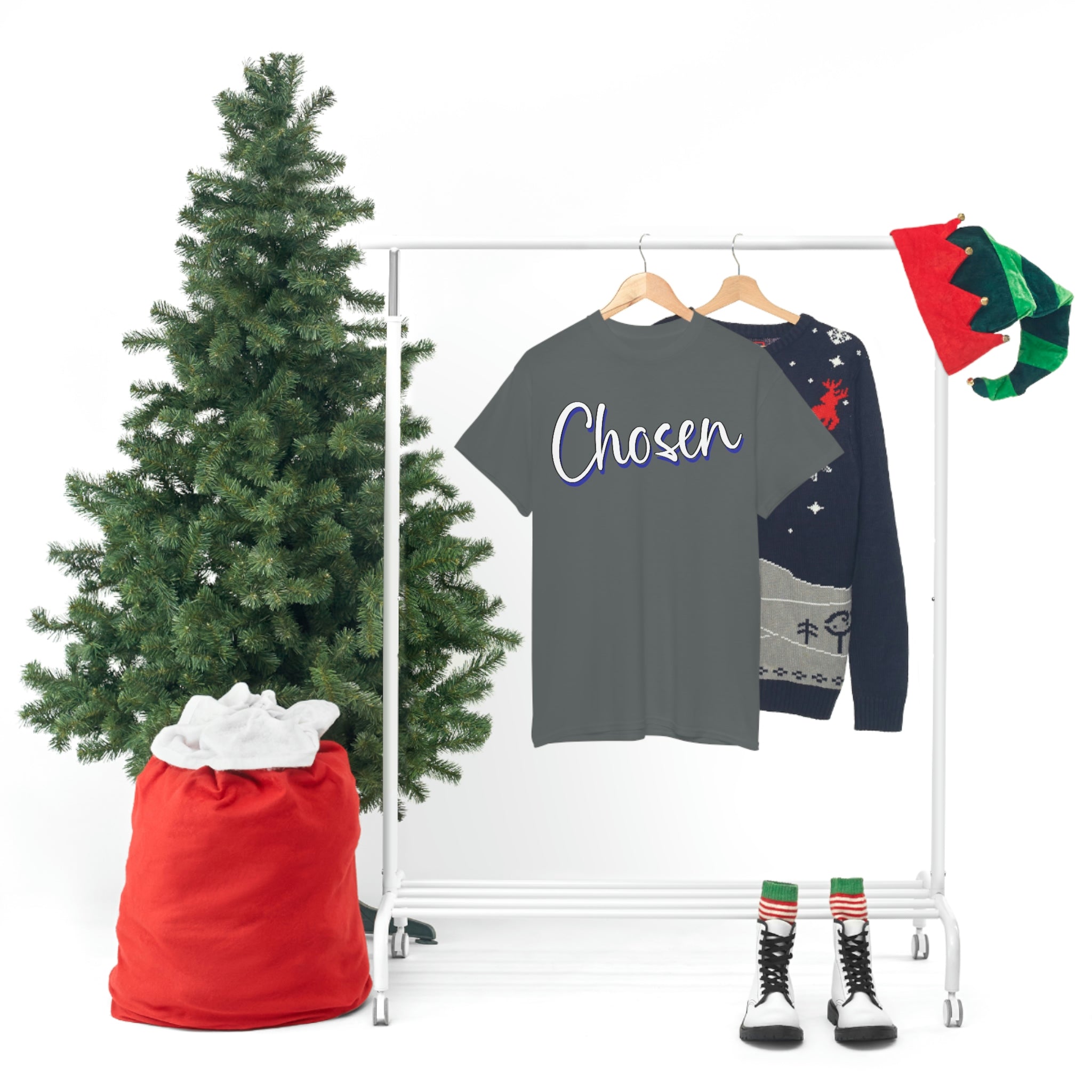 "Chosen" Unisex Heavy Cotton Tee - Infinite Designs LLC