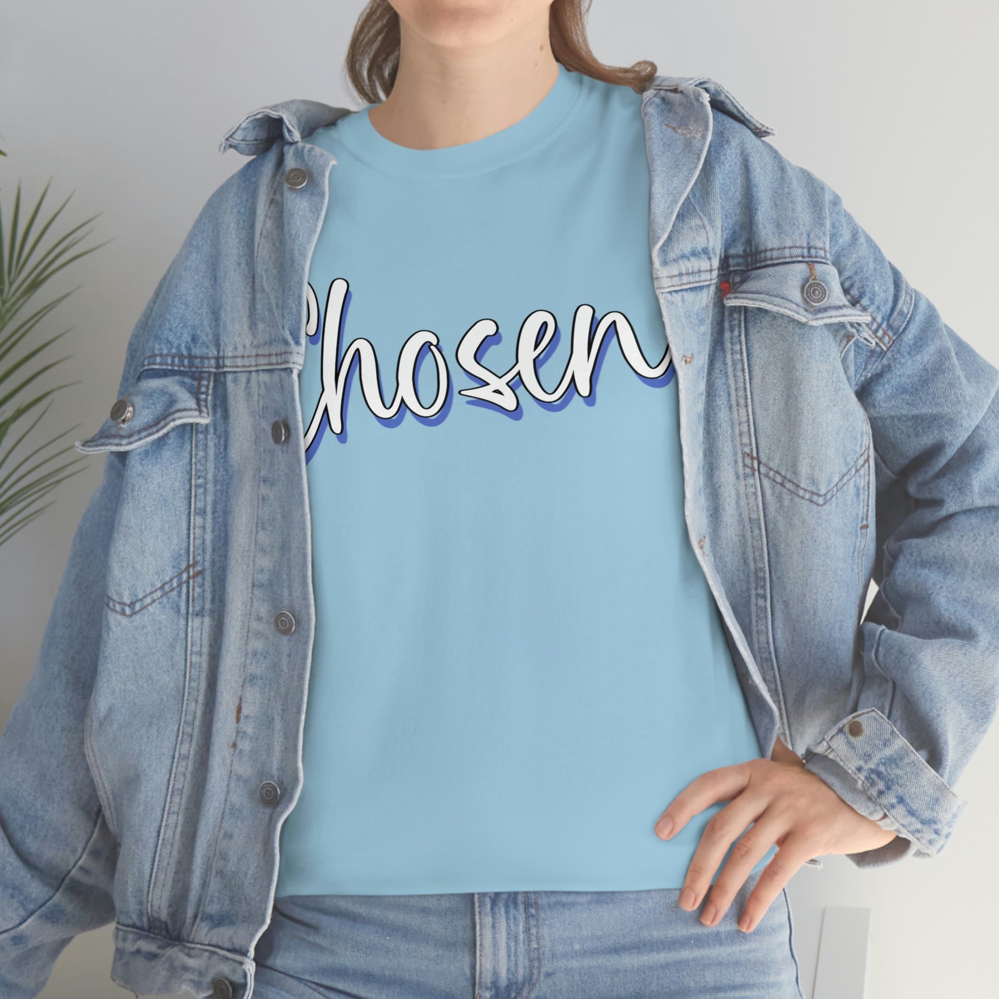 "Chosen" Unisex Heavy Cotton Tee - Infinite Designs LLC