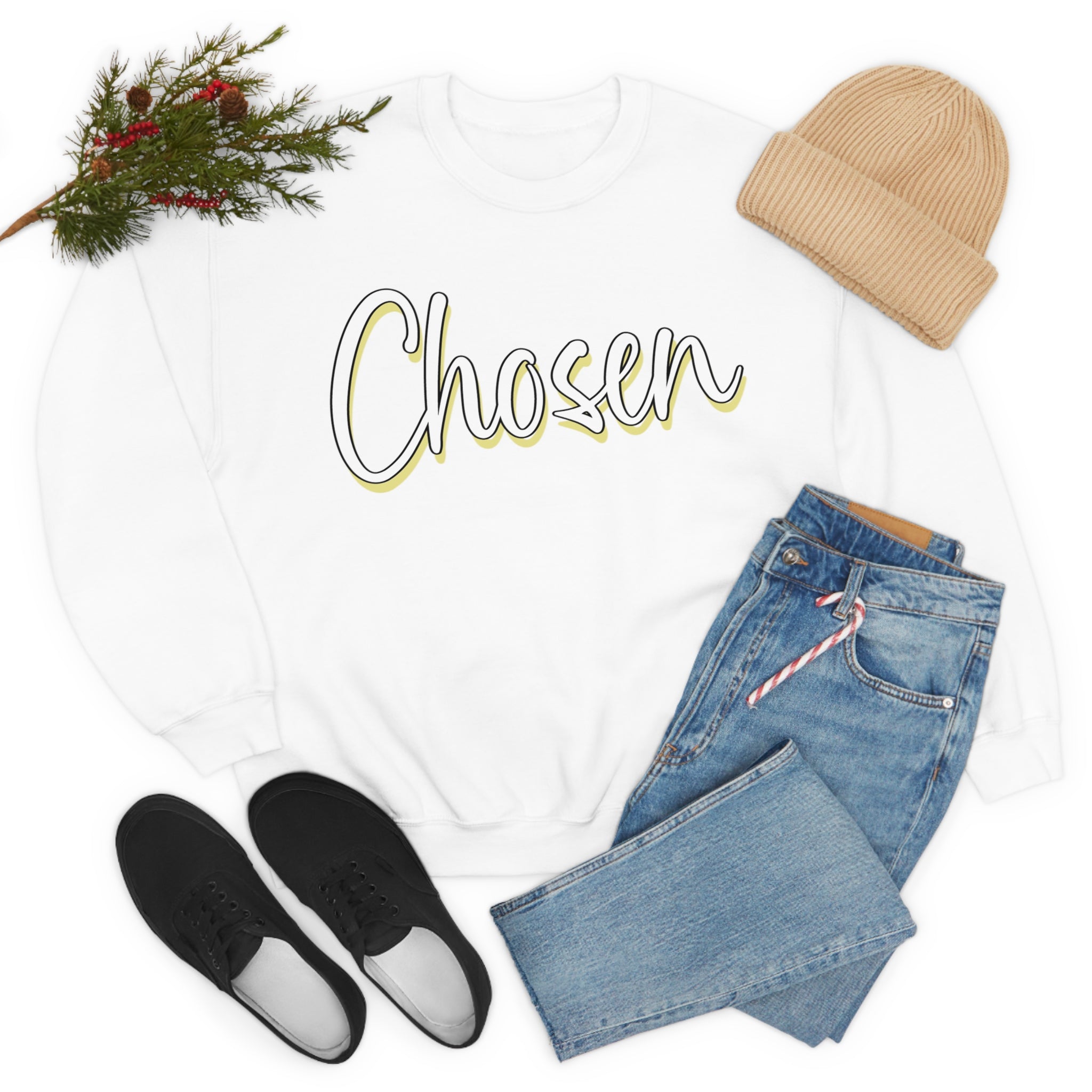 "Chosen" Unisex Heavy Blend™ Crewneck Sweatshirt - Infinite Designs LLC