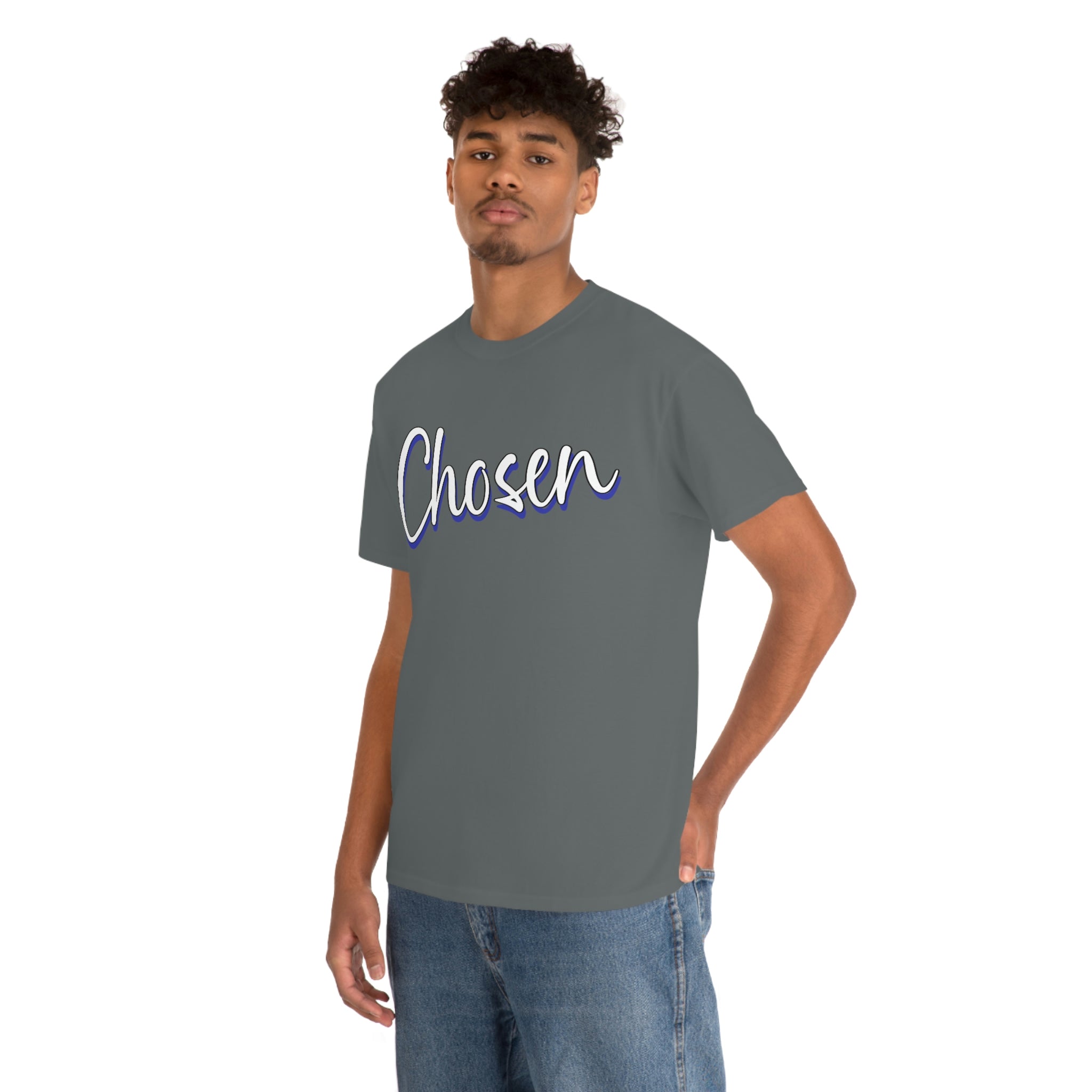 "Chosen" Unisex Heavy Cotton Tee - Infinite Designs LLC