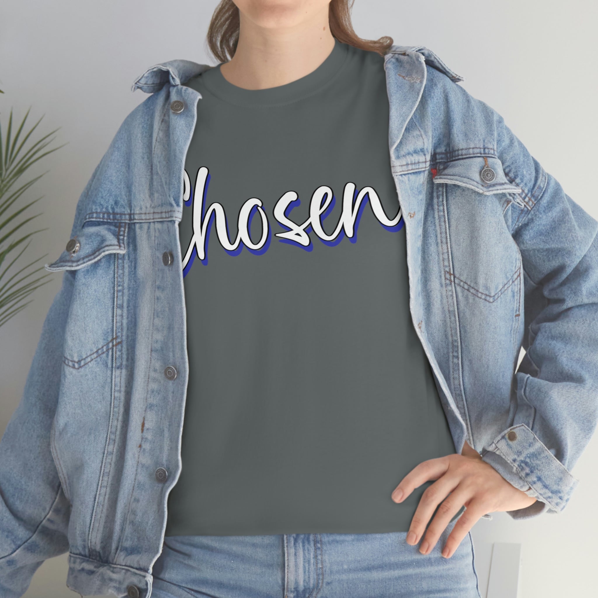 "Chosen" Unisex Heavy Cotton Tee - Infinite Designs LLC
