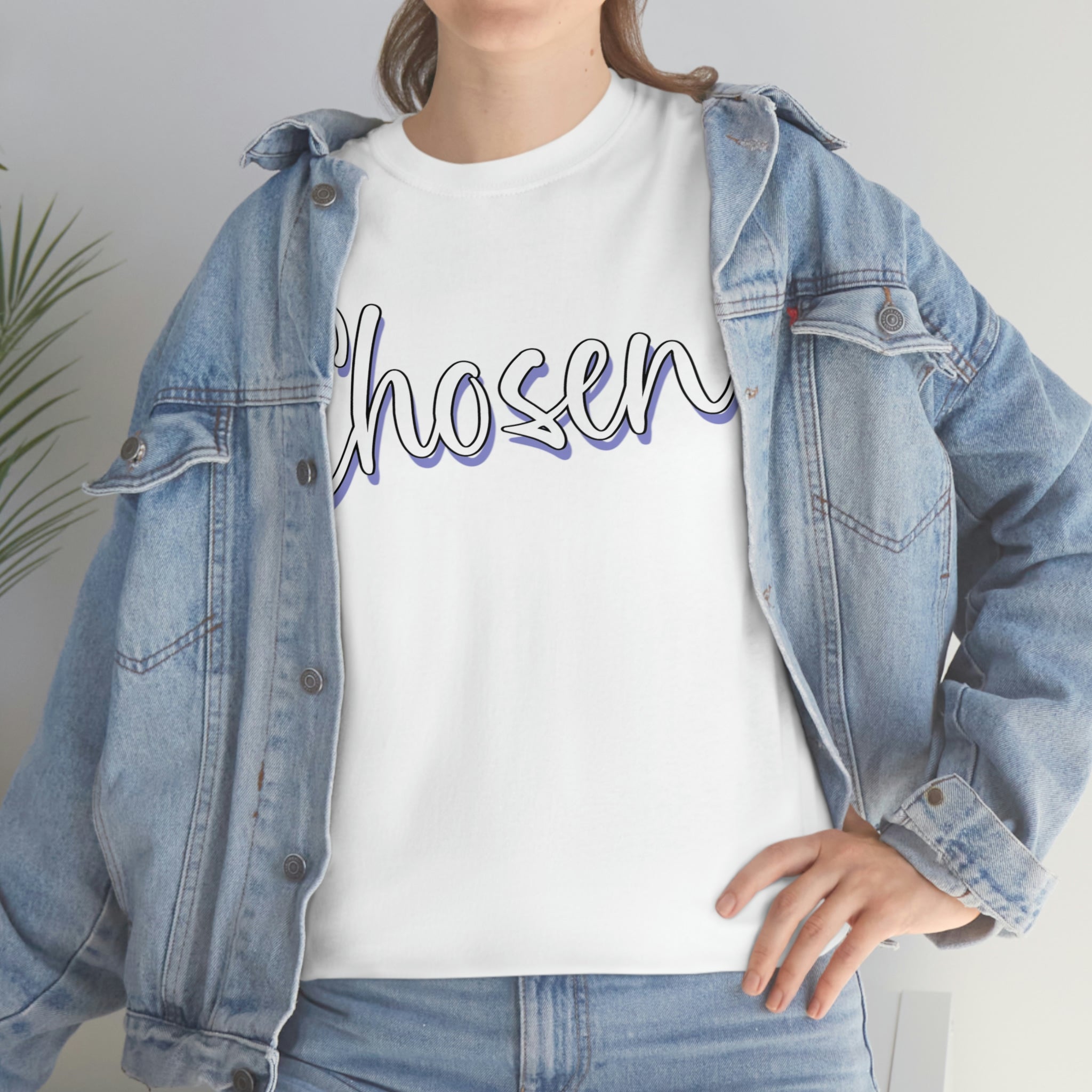 "Chosen" Unisex Heavy Cotton Tee - Infinite Designs LLC