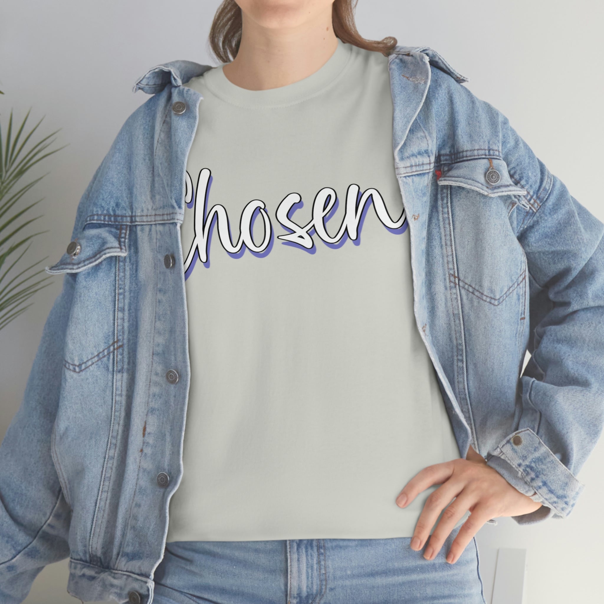 "Chosen" Unisex Heavy Cotton Tee - Infinite Designs LLC