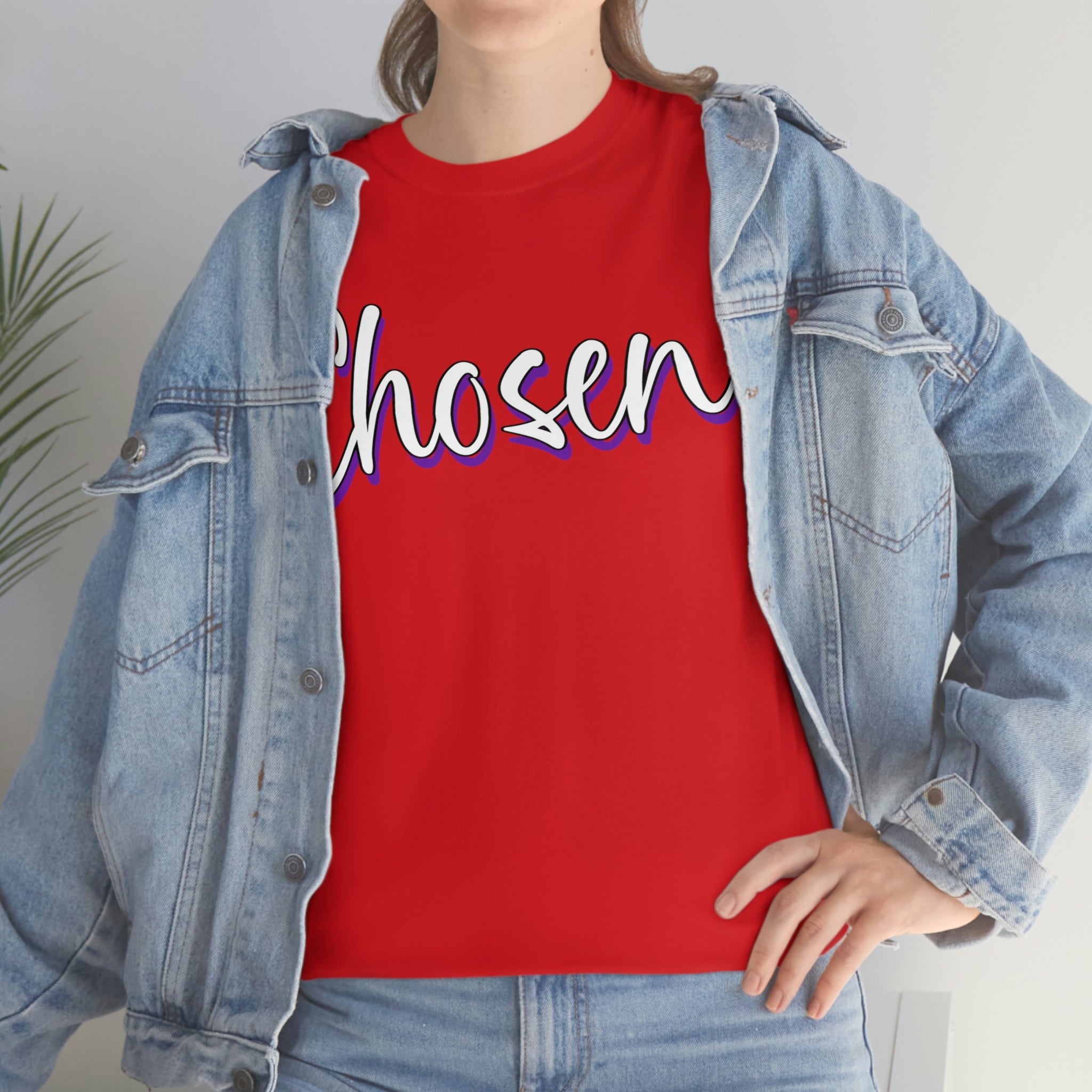 "Chosen" Unisex Heavy Cotton Tee - Infinite Designs LLC