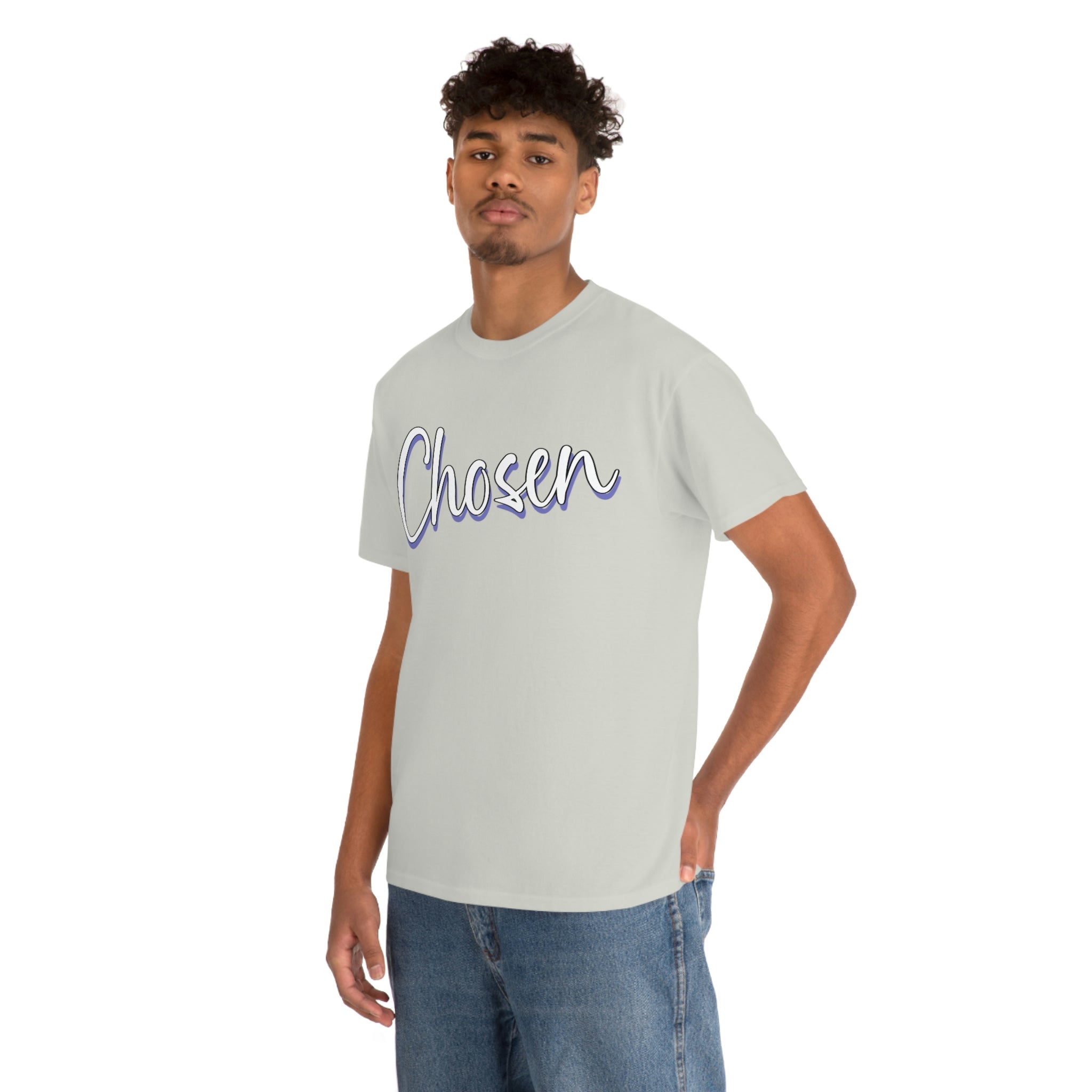 "Chosen" Unisex Heavy Cotton Tee - Infinite Designs LLC