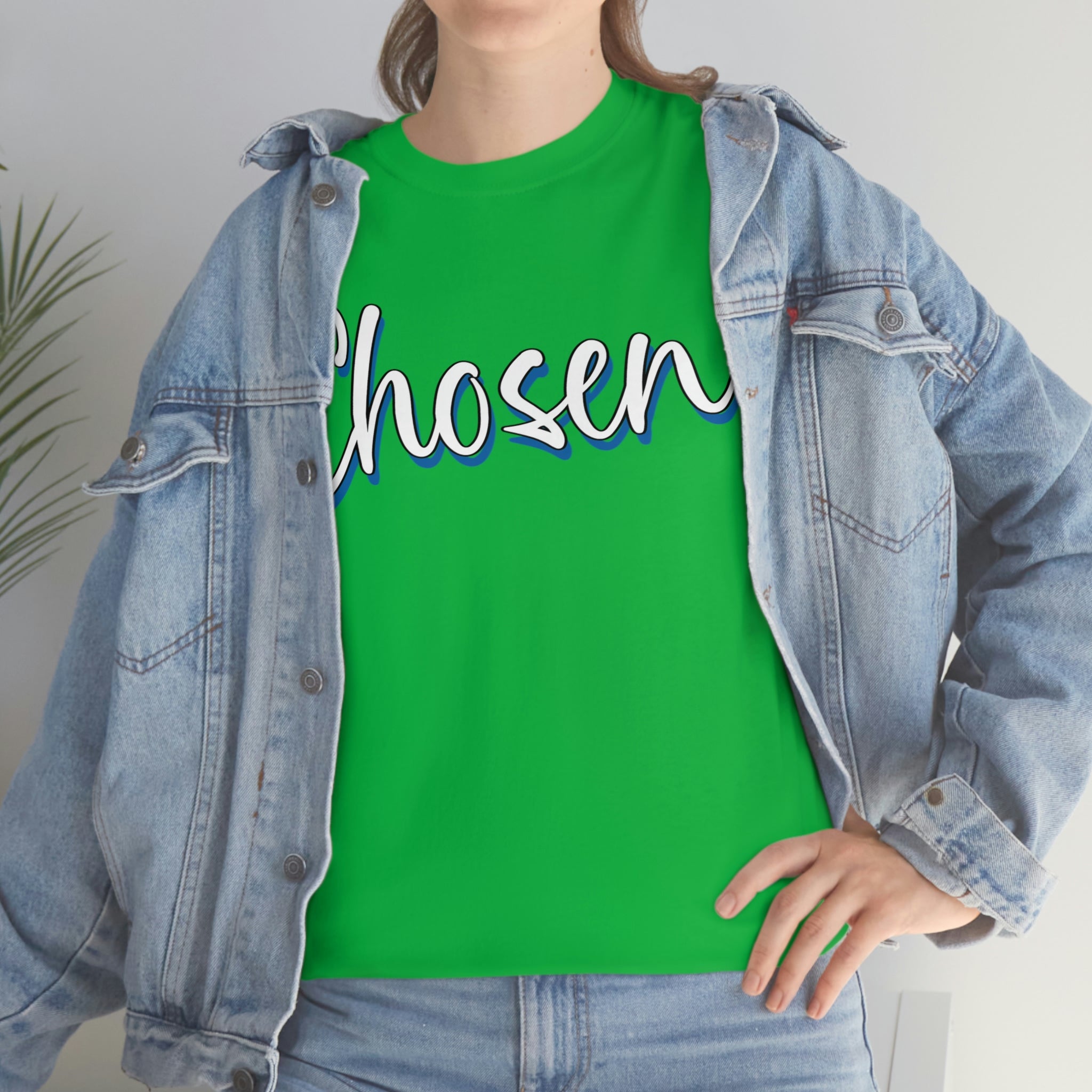 "Chosen" Unisex Heavy Cotton Tee - Infinite Designs LLC