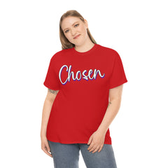 "Chosen" Unisex Heavy Cotton Tee - Infinite Designs LLC