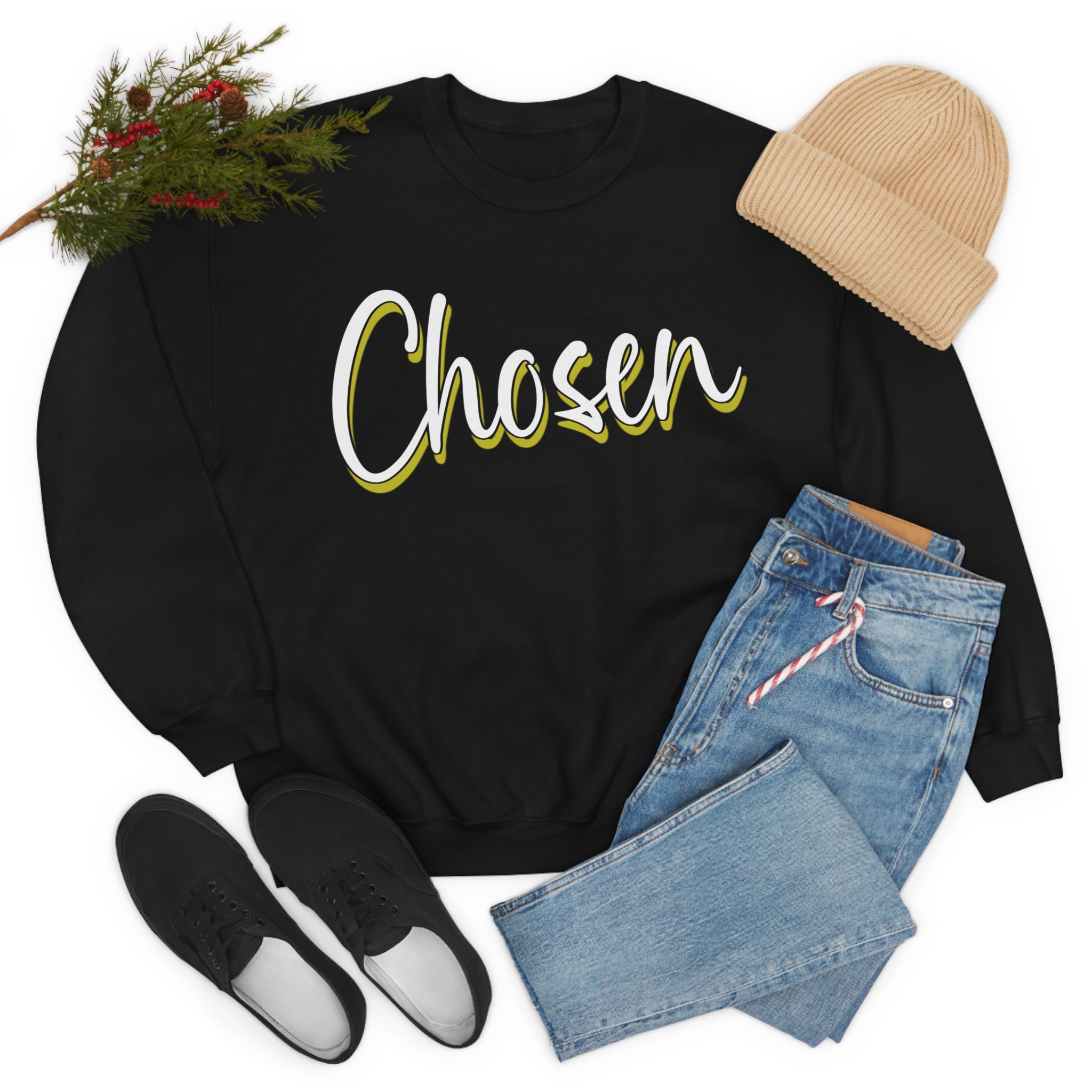 "Chosen" Unisex Heavy Blend™ Crewneck Sweatshirt - Infinite Designs LLC