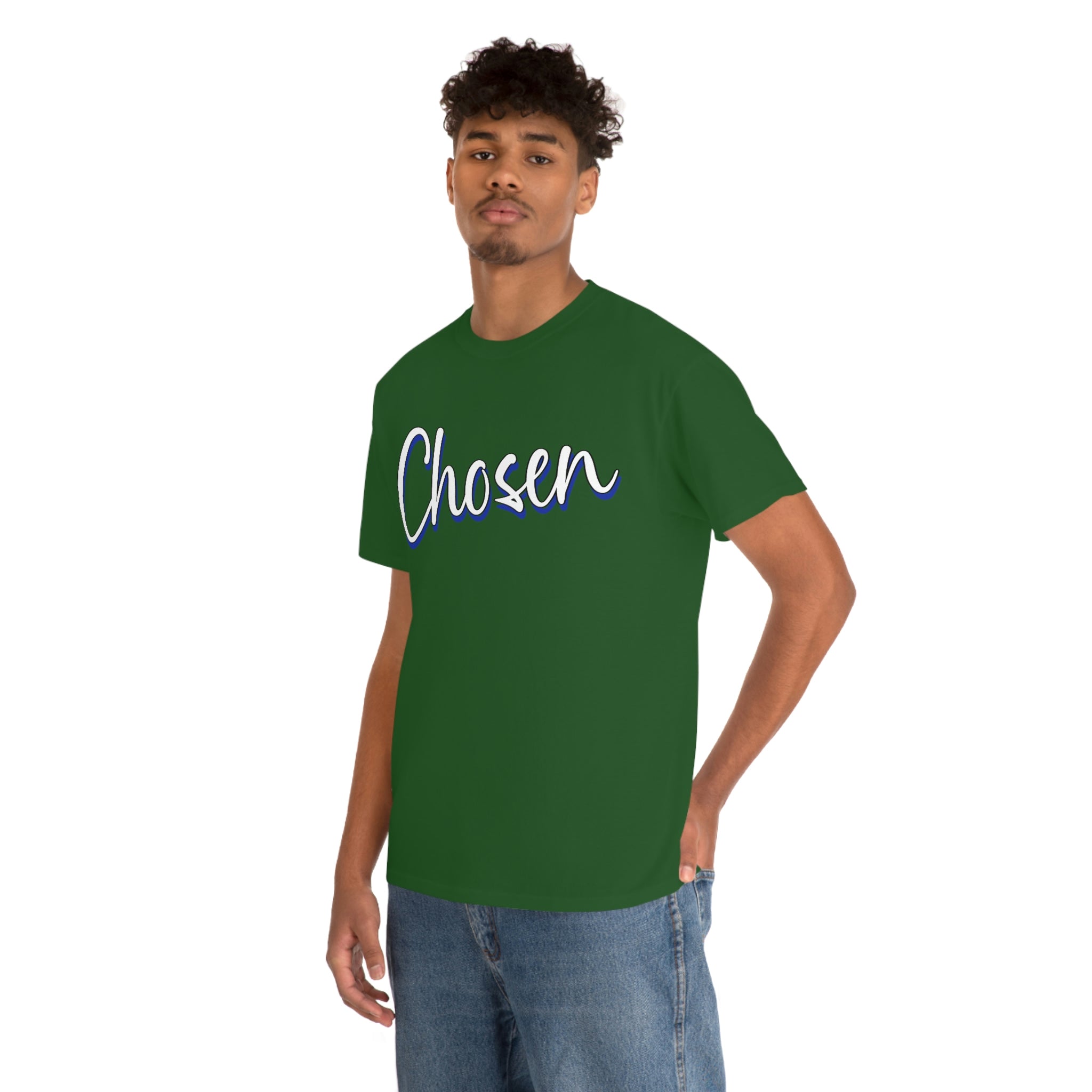 "Chosen" Unisex Heavy Cotton Tee - Infinite Designs LLC