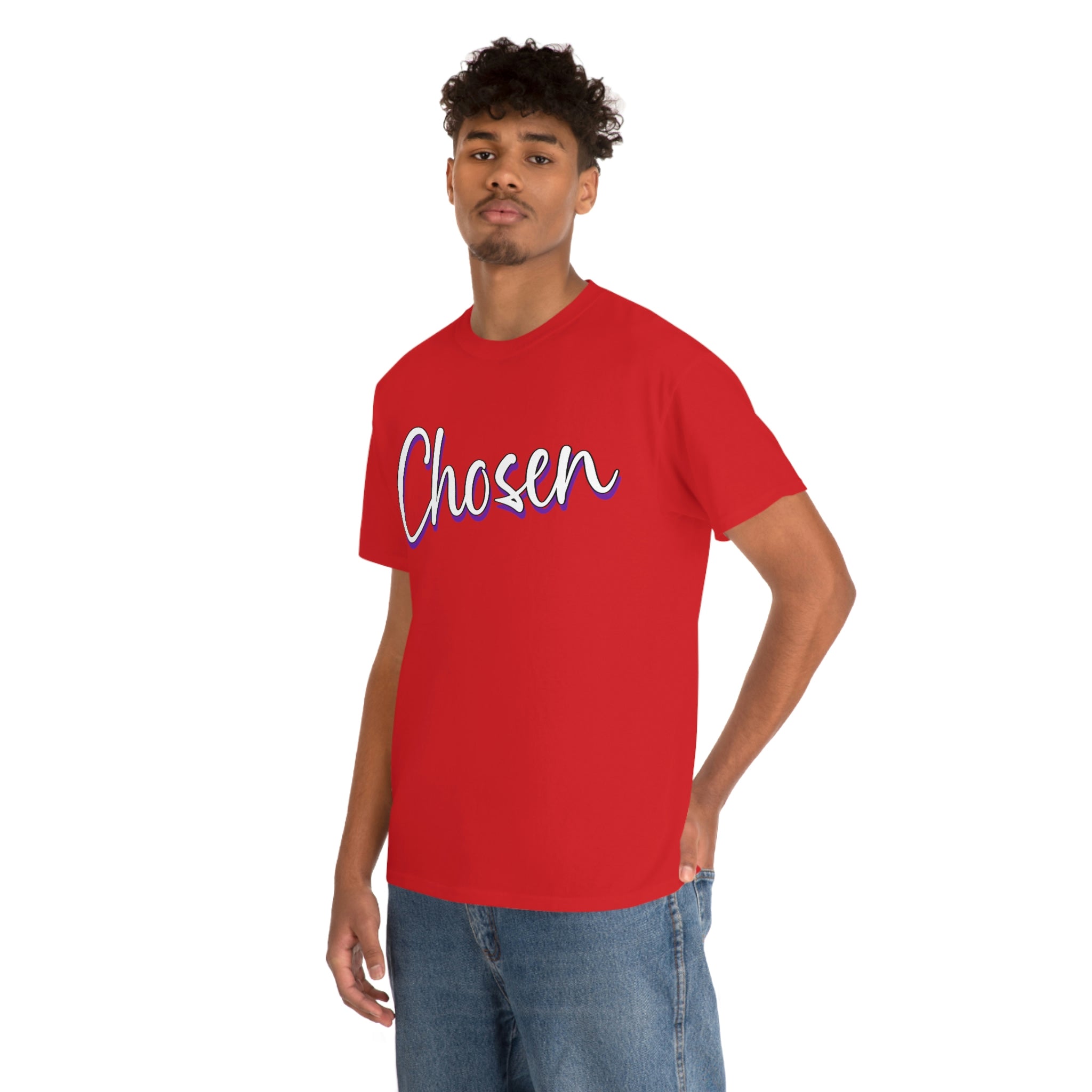 "Chosen" Unisex Heavy Cotton Tee - Infinite Designs LLC